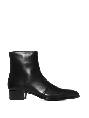 Saint Laurent Wyatt Ankle Boots