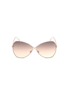 Tom Ford Eyewear Butterfly-frame Gradient Sunglasses