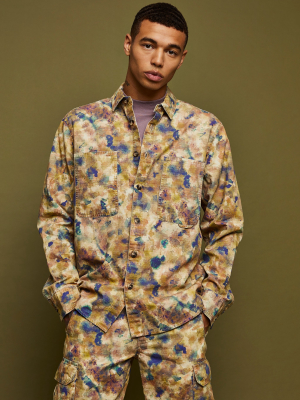 Camouflage Print Overshirt