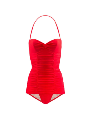 Pin-up Ruched Swimsuit