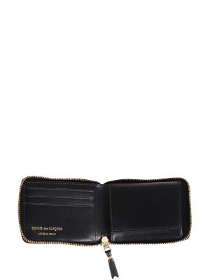 Comme Des Garçons Wallet Embossed Zip Around Wallet