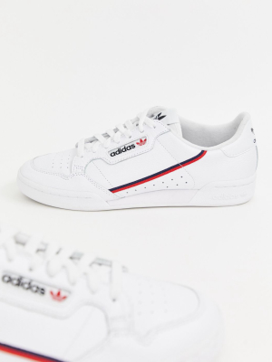 Adidas Originals Continental 80's Sneakers In White G27706