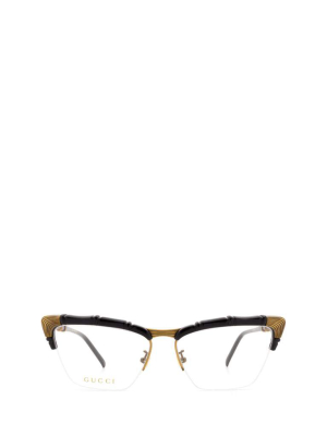 Gucci Eyewear Cat Eye Frame Glasses