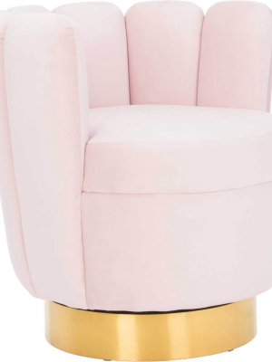 Arbor Channel Tufted Chair Light Pink