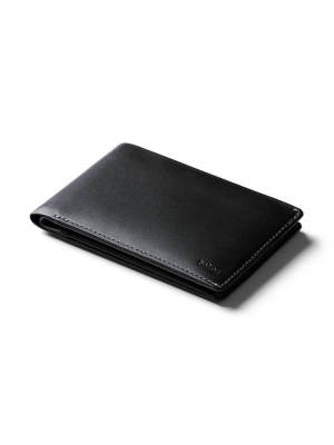 Bellroy Leather/rfid Travel Wallet- Black