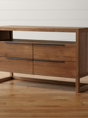 Linea Ii Natural Four-drawer Dresser