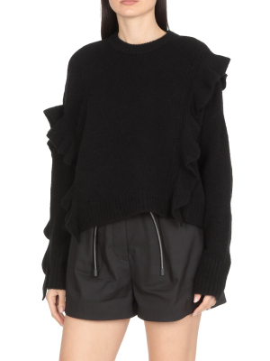 3.1 Phillip Lim Ruffled Long-sleeved Jumper