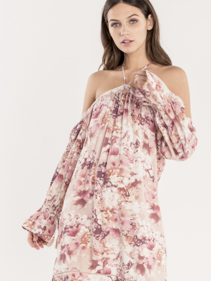 Prized Possession Halter Off The Shoulder Dress