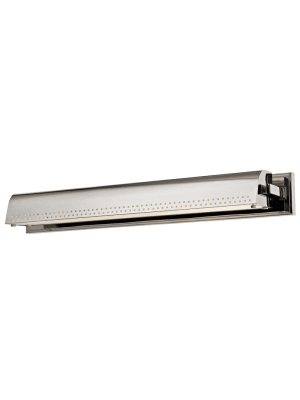 Garfield Large Led Picture Light Polished Nickel