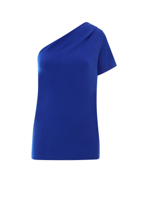 Sportmax Single-shoulder Interlock Top