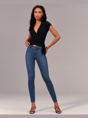 Mid Rise Jean Leggings