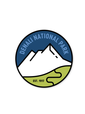 Denali National Park Sticker