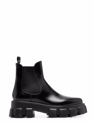 Prada Monolith Chelsea Boots