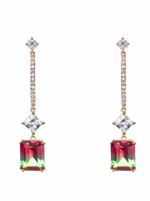Paradise Earring-gold Plating Watermelon