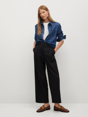 Pleat Detail Pants