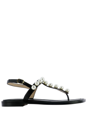 Stuart Weitzman Goldie T Strap Sandals