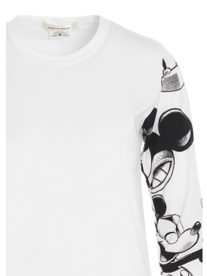 Comme Des Garçons Mickey Mouse Long Sleeve T-shirt