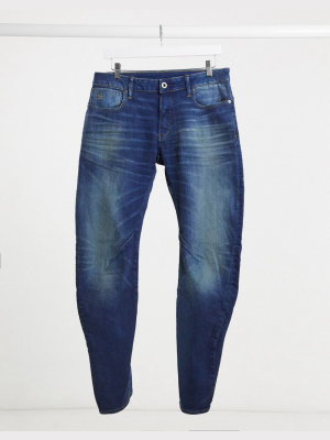 G-star Arc 3d Slim Jeans In Mid Wash