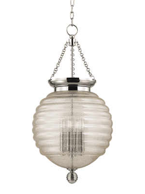 Coolidge 4 Light Pendant Polished Nickel