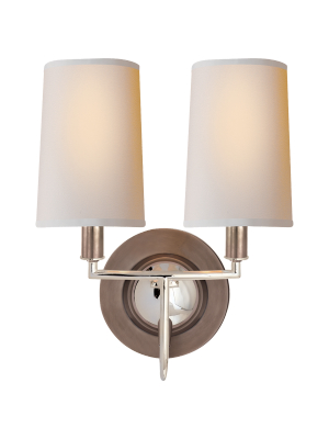 Elkins Double Sconce In Various Colors