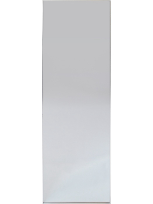 60"x20" Brushed Nickel Modern Leaner Decorative Wall Mirror Silver - Project 62™