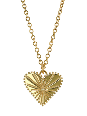 Pour Toujours Heart Coin Necklace