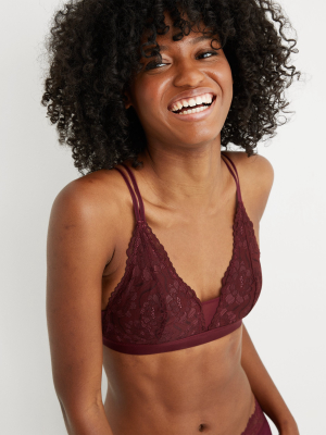 Aerie Lace Plunge Bralette