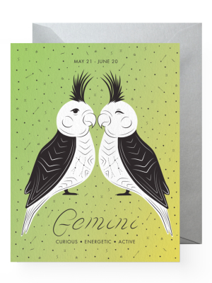 Bd Greeting Cards, Gemini