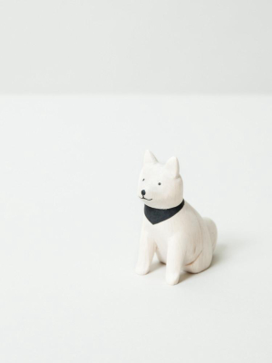 Wooden Animal - Shiba Dog