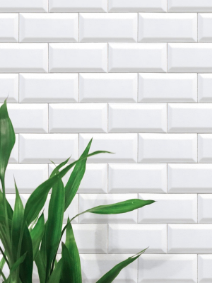 White Subway Tiles Wallpaper From The Kemra Collection By Milton & King