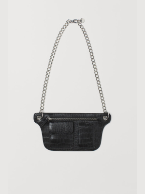 Metal-chain Belt Bag