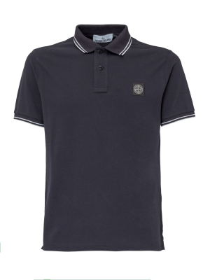 Stone Island Logo Polo Shirt