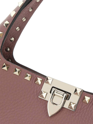 Valentino Garavani Rockstud Hobo Shoulder Bag