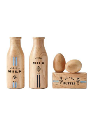 Wooden Dairy Set