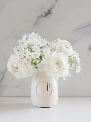 Ceramic Milk Jar Vase