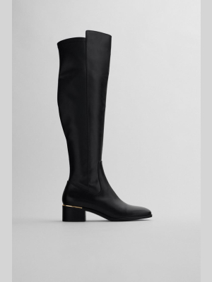 Tall Low Heel Boots