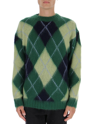 Kenzo Argyle Intarsia Jumper