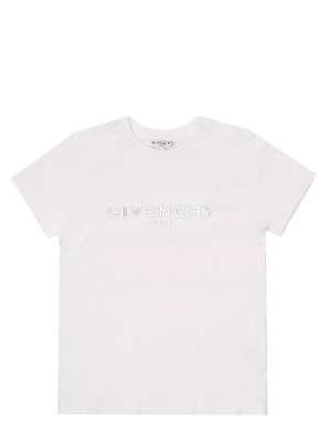 Givenchy Kids Logo Embroidered T-shirt