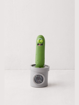 Rick And Morty Dancing Pickle Rick Sound Reactive Bluetooth Speaker