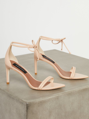 Dawn Bow Strap Stiletto Sandal