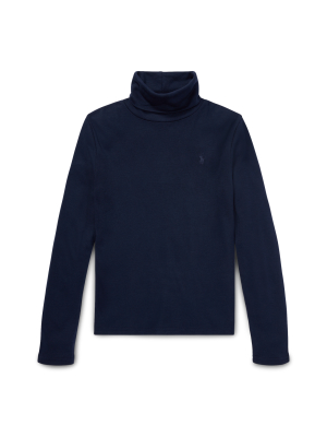 Cotton-modal Turtleneck