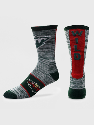 Nhl Minnesota Wild Ticket Crew Sock