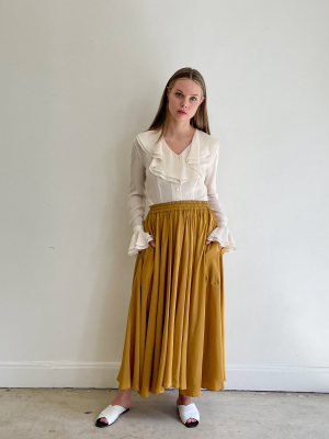 Laise Adzer Tumeric Skirt