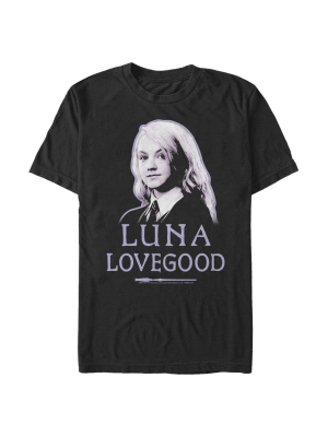 Men's Harry Potter Luna Lovegood Portrait T-shirt