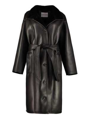 Stand Studio Krista Faux-leather Coat