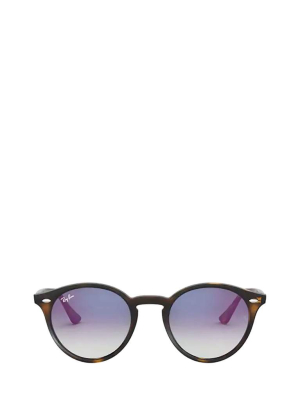 Ray-ban Rb2180 Round Frame Sunglasses