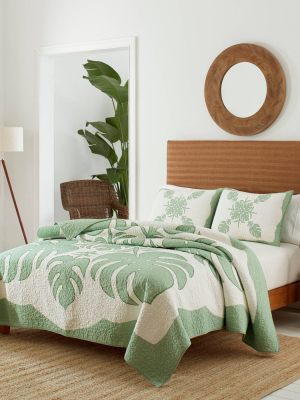 Molokai Quilt Bright Green - Tommy Bahama