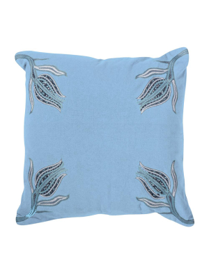 Lalea 20" Pillow (blue)
