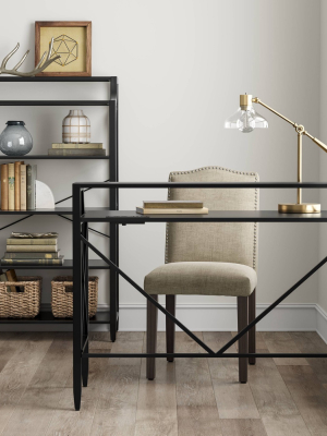Fairmont Metal Writing Desk With Hutch - Threshold™