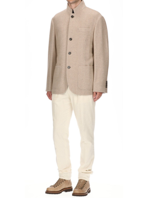 Brunello Cucinelli Single-breasted Patch Pocket Blazer